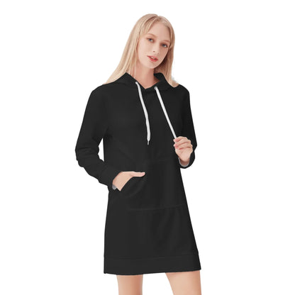 schwarzer-velvet-hoodie-dress-hoodiekleid-jlr-design-51965 - JLR Design