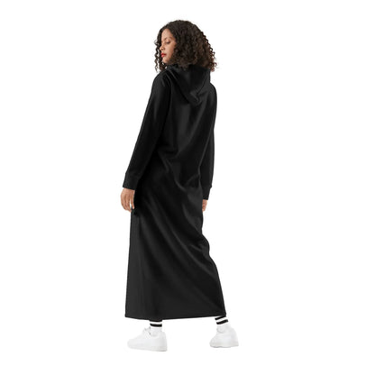schwarzes-bequemes-leichtes-hoodie-kleid-hoodiekleid-jlr-design-75449 - JLR Design