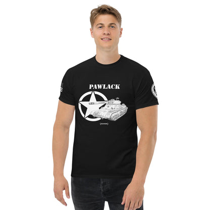 Schwerer amerikanischer Panzer Pawlack Mastery T-Shirt sw T-Shirt 29.99 Herren, Mastery, Pawlack, schwer, T-Shirt, Tanks, Thunder, War, World JLR Design