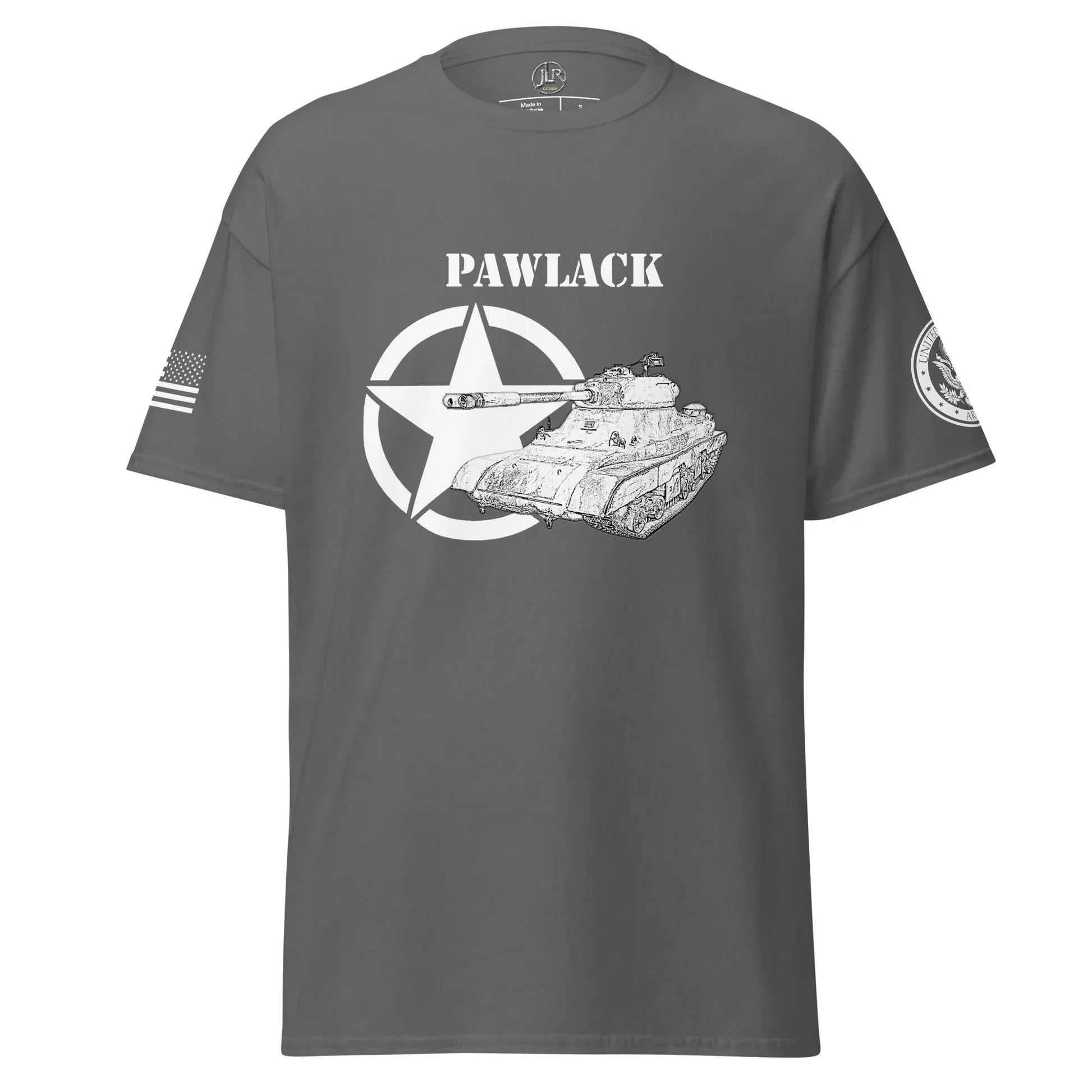 schwerer-amerikanischer-panzer-pawlack-t-shirt-sw-t-shirt-jlr-design-73253 - JLR Design