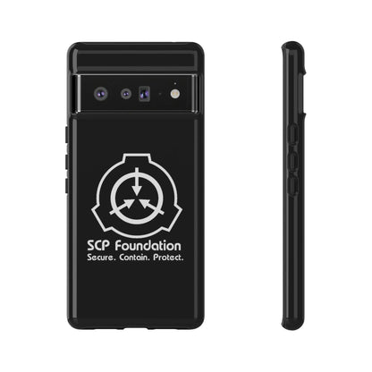 scp-foundation-schwarz-handyhulle-google-pixel-2-3-4-5-6-7-8-9-a-xl-pro-5g-phone-case-jlr-design-89652 - JLR Design