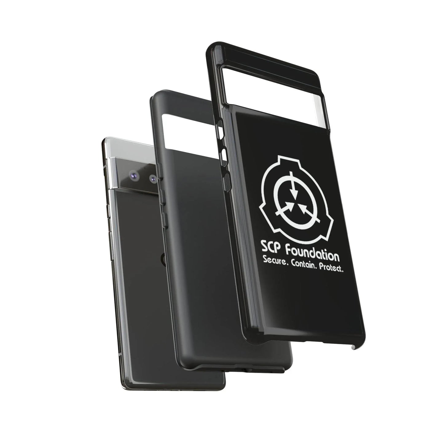 scp-foundation-schwarz-handyhulle-google-pixel-2-3-4-5-6-7-8-9-a-xl-pro-5g-phone-case-jlr-design-72621 - JLR Design
