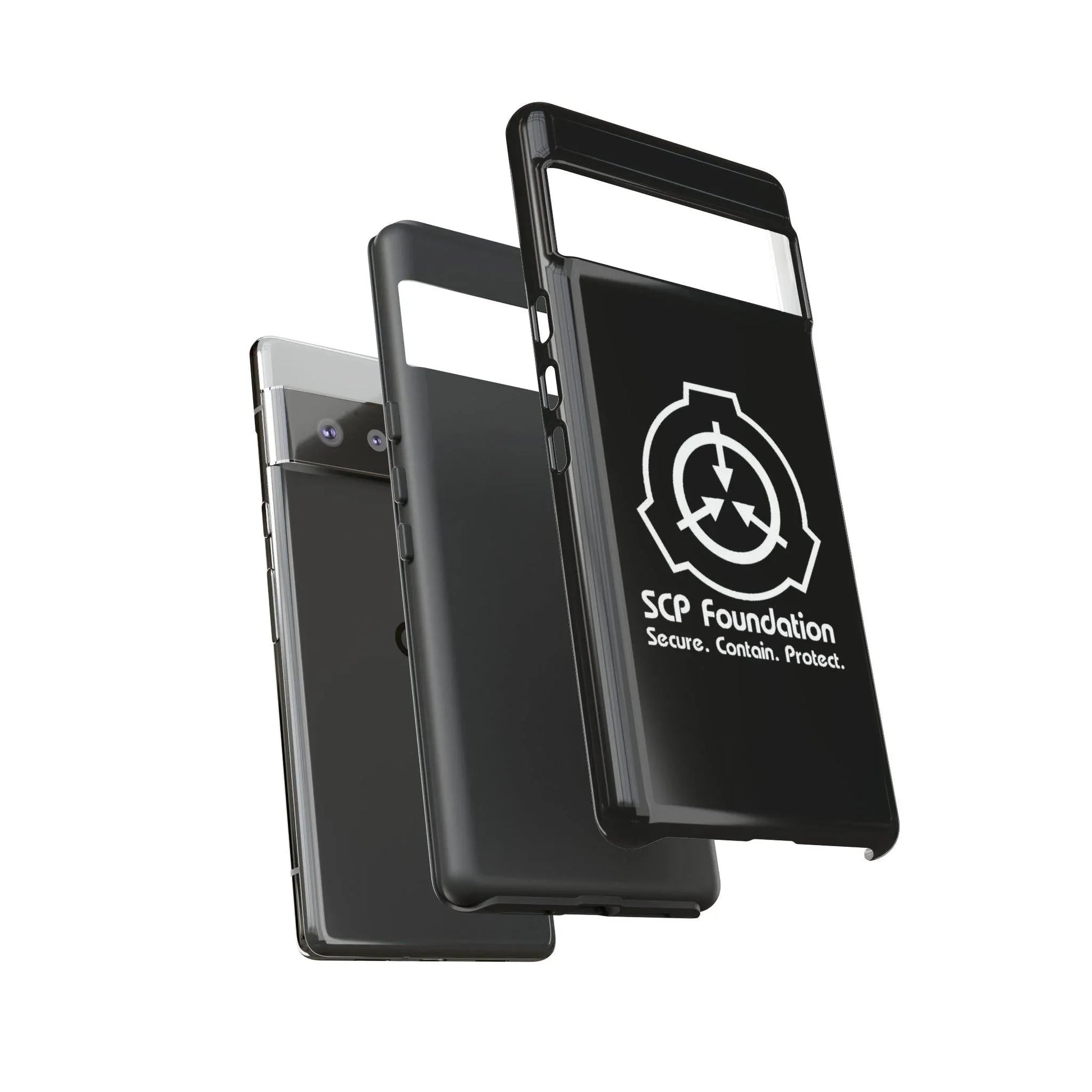 scp-foundation-schwarz-handyhulle-google-pixel-2-3-4-5-6-7-8-9-a-xl-pro-5g-phone-case-jlr-design-72621 - JLR Design