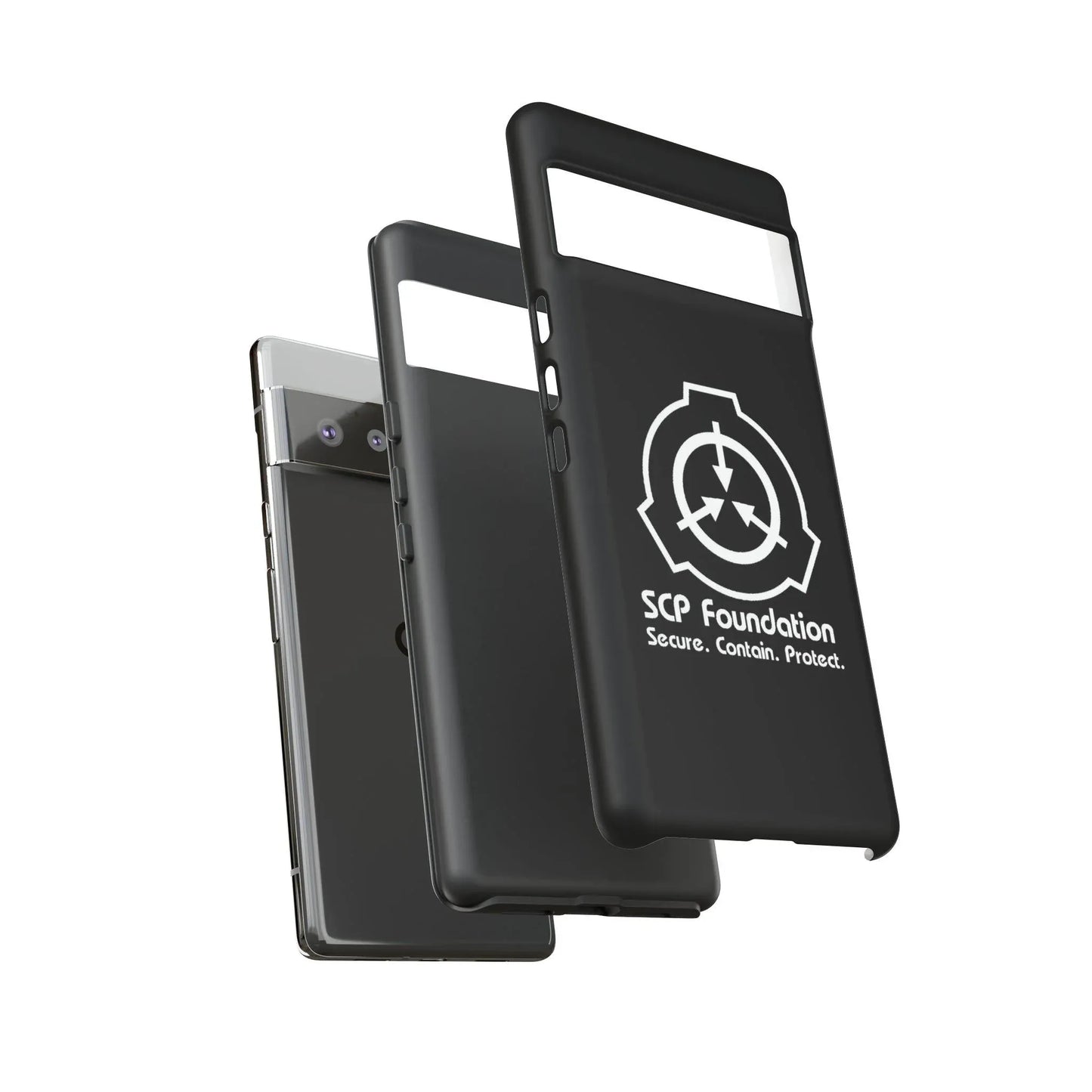 scp-foundation-schwarz-handyhulle-google-pixel-2-3-4-5-6-7-8-9-a-xl-pro-5g-phone-case-jlr-design-73416 - JLR Design
