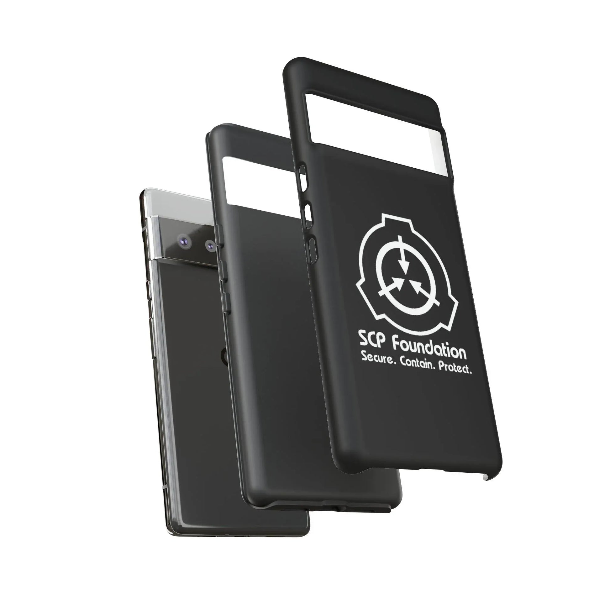 scp-foundation-schwarz-handyhulle-google-pixel-2-3-4-5-6-7-8-9-a-xl-pro-5g-phone-case-jlr-design-73416 - JLR Design