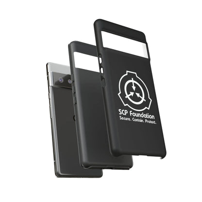 scp-foundation-schwarz-handyhulle-google-pixel-2-3-4-5-6-7-8-9-a-xl-pro-5g-phone-case-jlr-design-73416 - JLR Design
