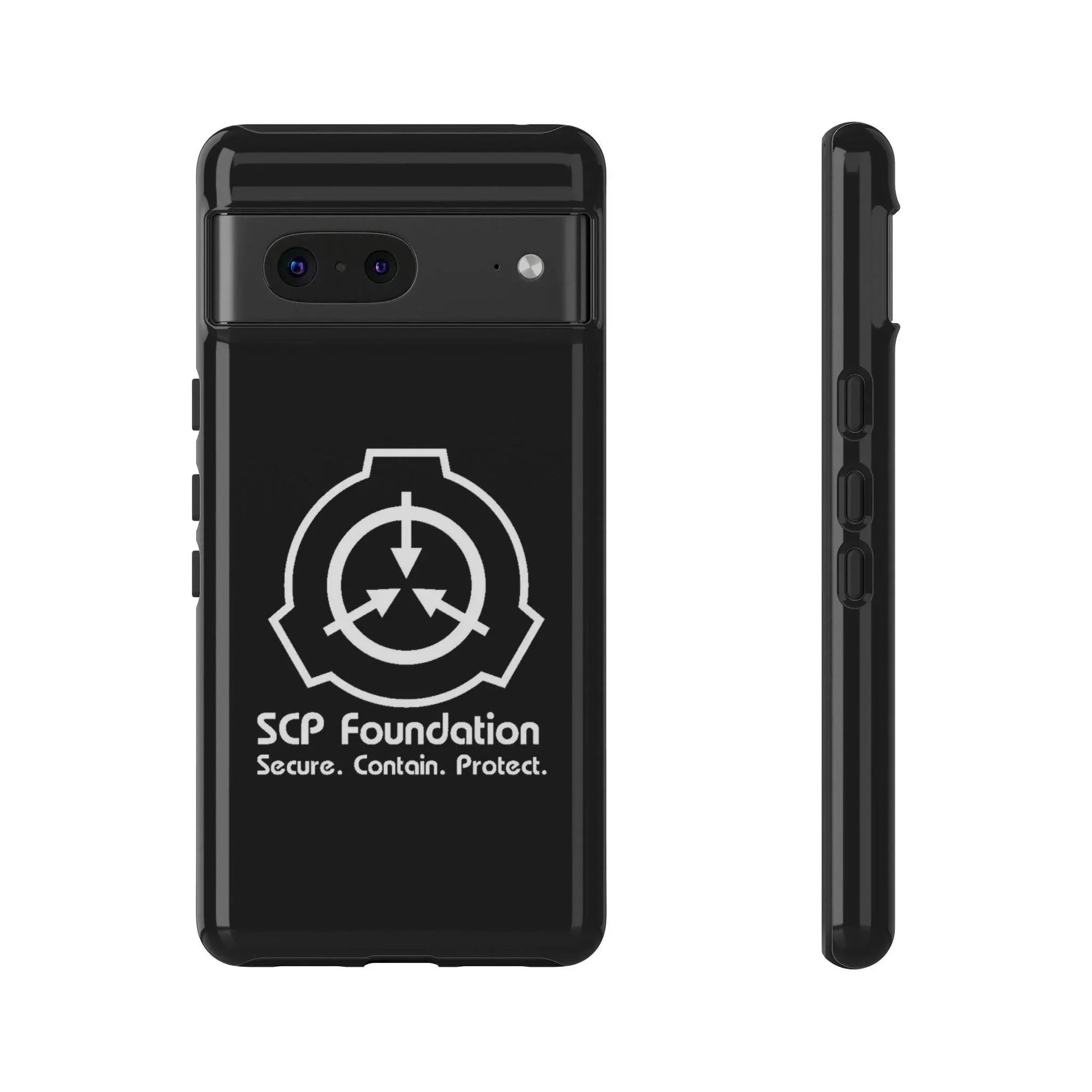 scp-foundation-schwarz-handyhulle-google-pixel-2-3-4-5-6-7-8-9-a-xl-pro-5g-phone-case-jlr-design-75003 - JLR Design