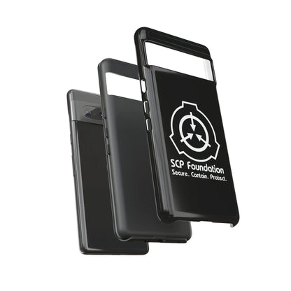 scp-foundation-schwarz-handyhulle-google-pixel-2-3-4-5-6-7-8-9-a-xl-pro-5g-phone-case-jlr-design-76674 - JLR Design