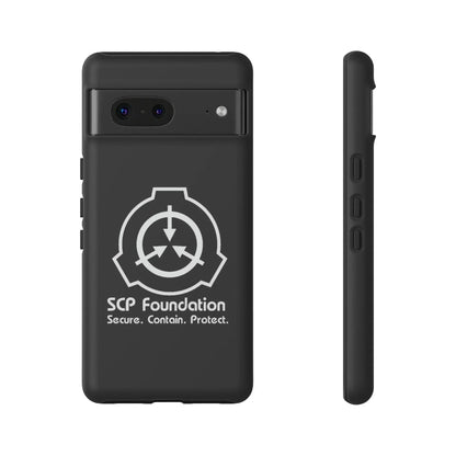 scp-foundation-schwarz-handyhulle-google-pixel-2-3-4-5-6-7-8-9-a-xl-pro-5g-phone-case-jlr-design-42249 - JLR Design