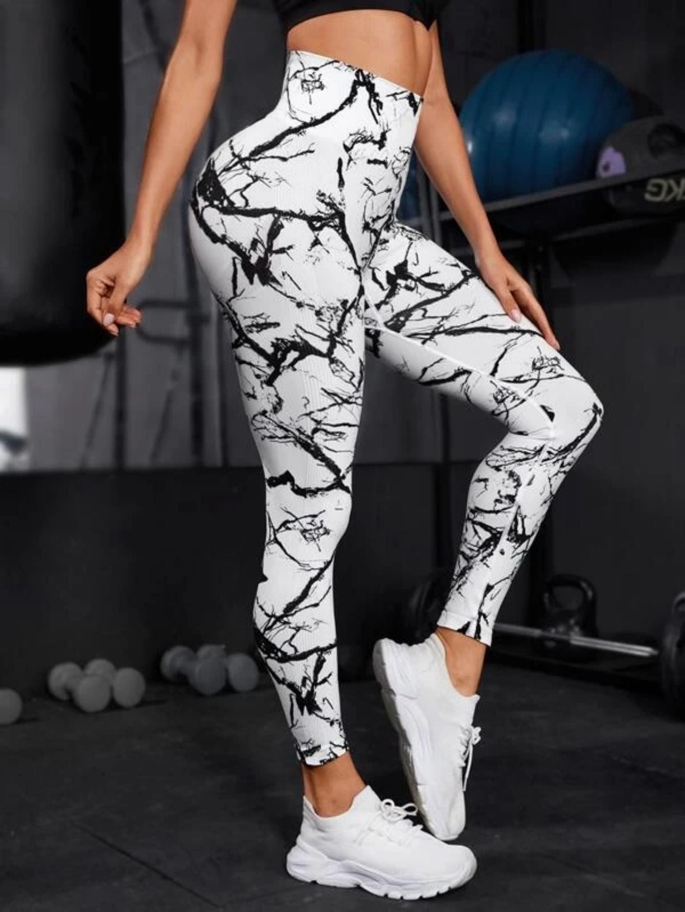 Seamless High-Waist Leggings für Damen – Tie-Dye, Figur formend, Elastisch für Fitness, Yoga & Laufen Yoga Leggings 76.99 Damen, Dye, Leggings, Tie, Yoga JLR Design