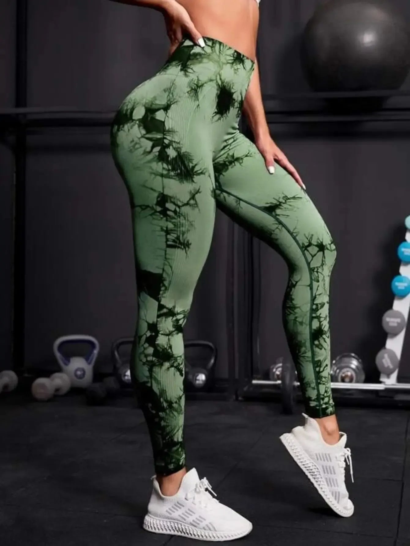 seamless-high-waist-leggings-fur-damen-tie-dye-figur-formend-elastisch-fur-fitness-yoga-and-laufen-yoga-leggings-jlr-design-99333 - JLR Design