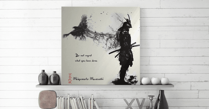 Sechste Regel - Miyamoto Musashi Poster JLR Design