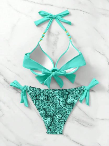 Sexy Push Up Bikini mit Schleifen Bikini mit Schleife JLR Design