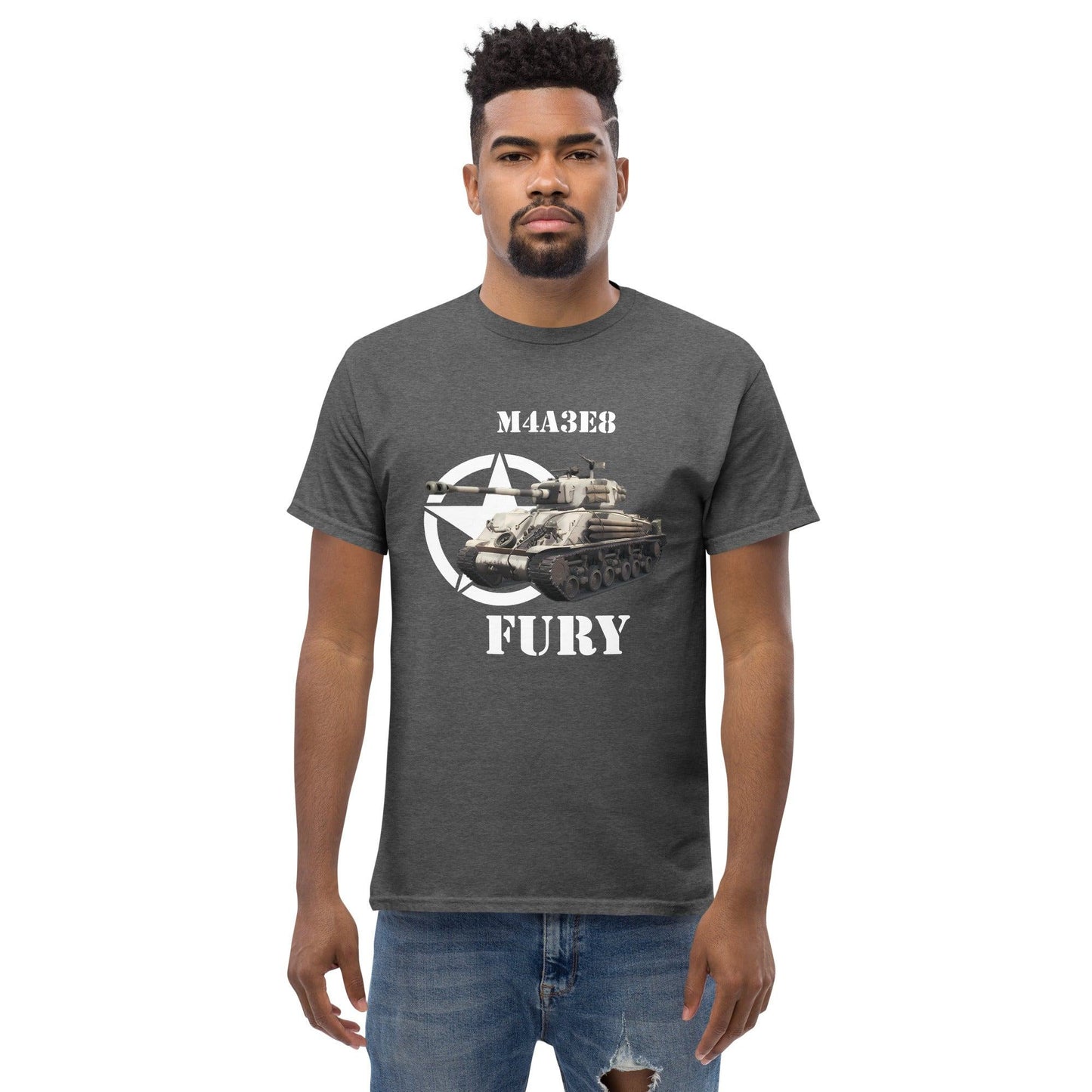 Sherman M4A3E8 Fury Panzer Herren T-Shirt T-Shirt 37.99 Fury, Herren, Sherman, T-Shirt JLR Design