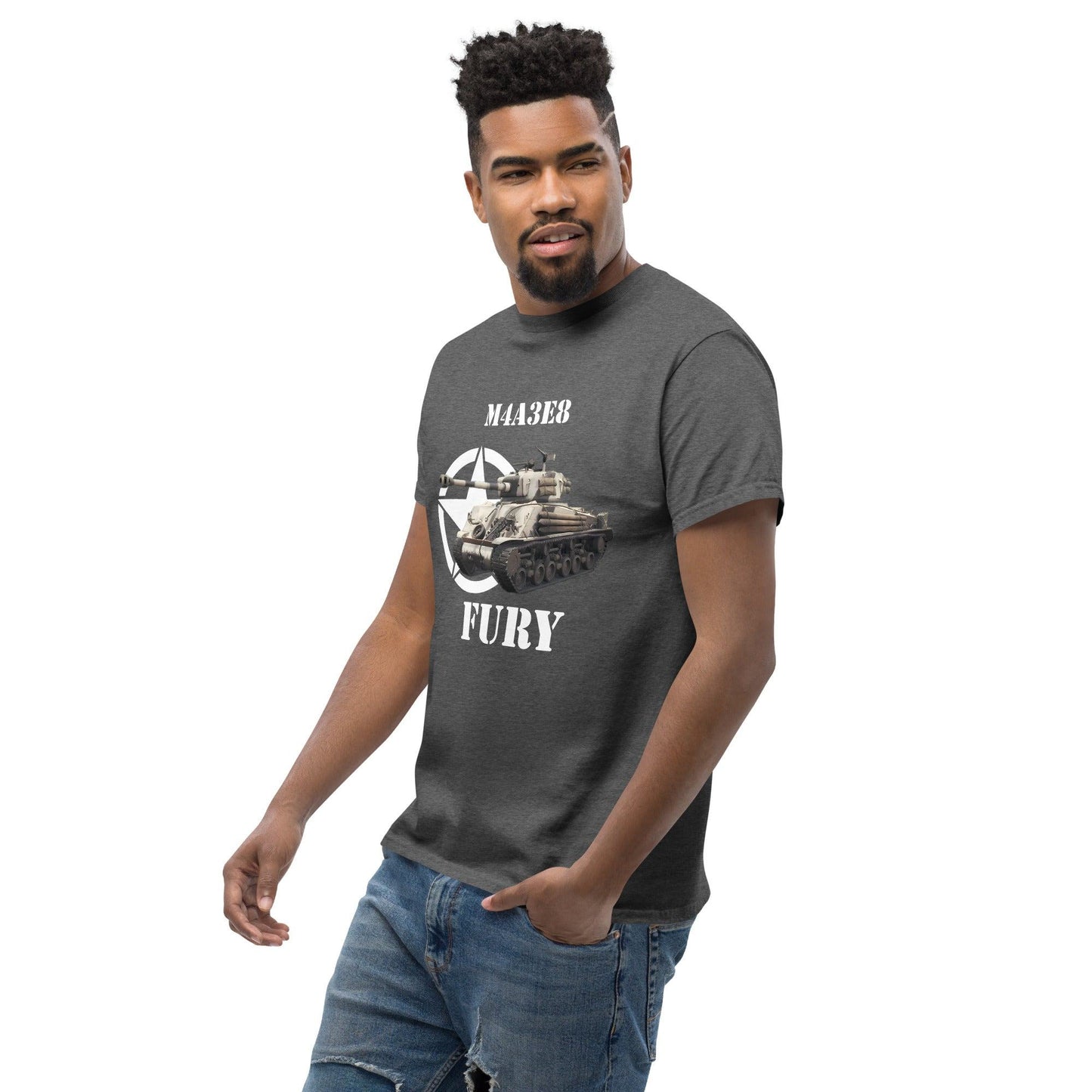 Sherman M4A3E8 Fury Panzer Herren T-Shirt T-Shirt 37.99 Fury, Herren, Sherman, T-Shirt JLR Design