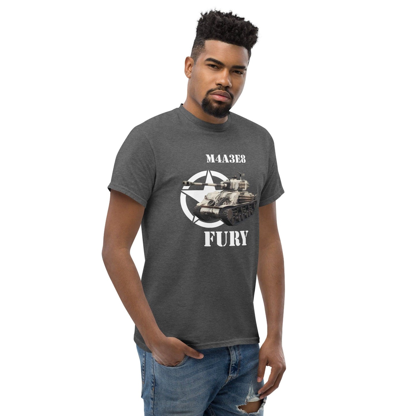 Sherman M4A3E8 Fury Panzer Herren T-Shirt T-Shirt 37.99 Fury, Herren, Sherman, T-Shirt JLR Design