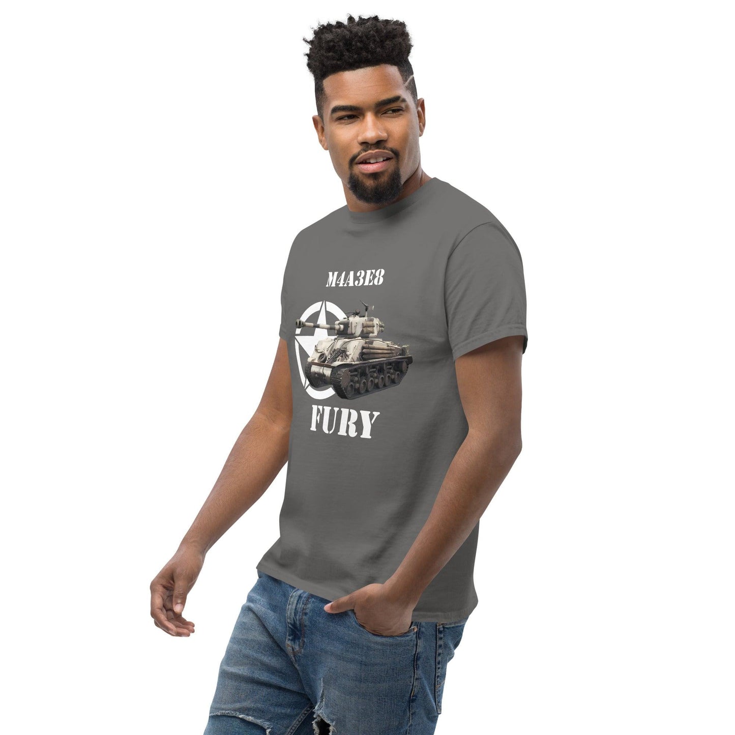 Sherman M4A3E8 Fury Panzer Herren T-Shirt T-Shirt 37.99 Fury, Herren, Sherman, T-Shirt JLR Design