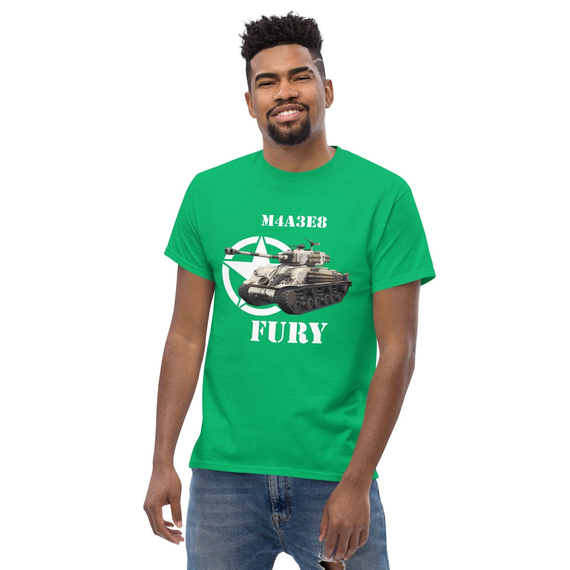 Sherman M4A3E8 Fury Panzer Herren T-Shirt T-Shirt 37.99 Fury, Herren, Sherman, T-Shirt JLR Design