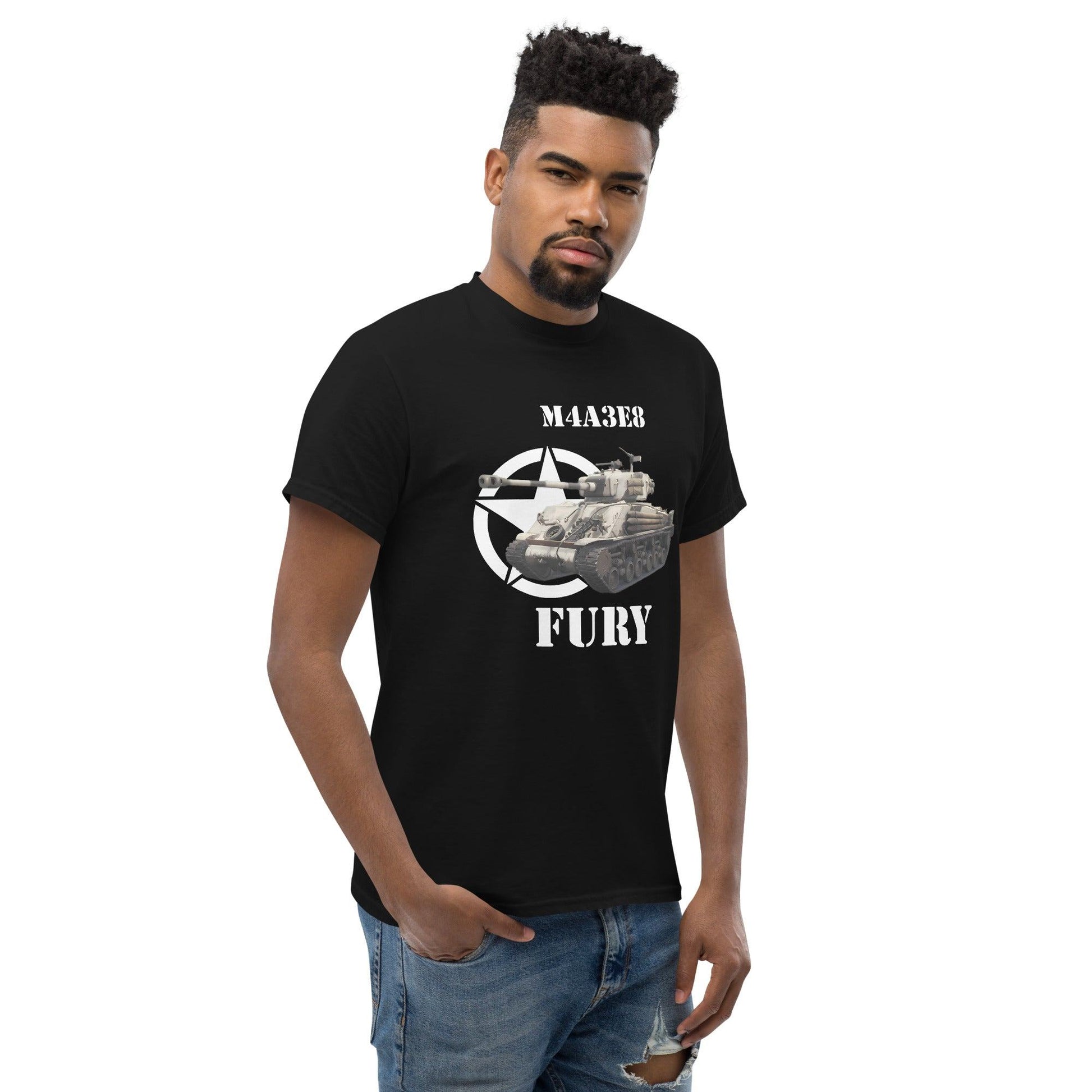 Sherman M4A3E8 Fury Panzer Herren T-Shirt T-Shirt 37.99 Fury, Herren, Sherman, T-Shirt JLR Design