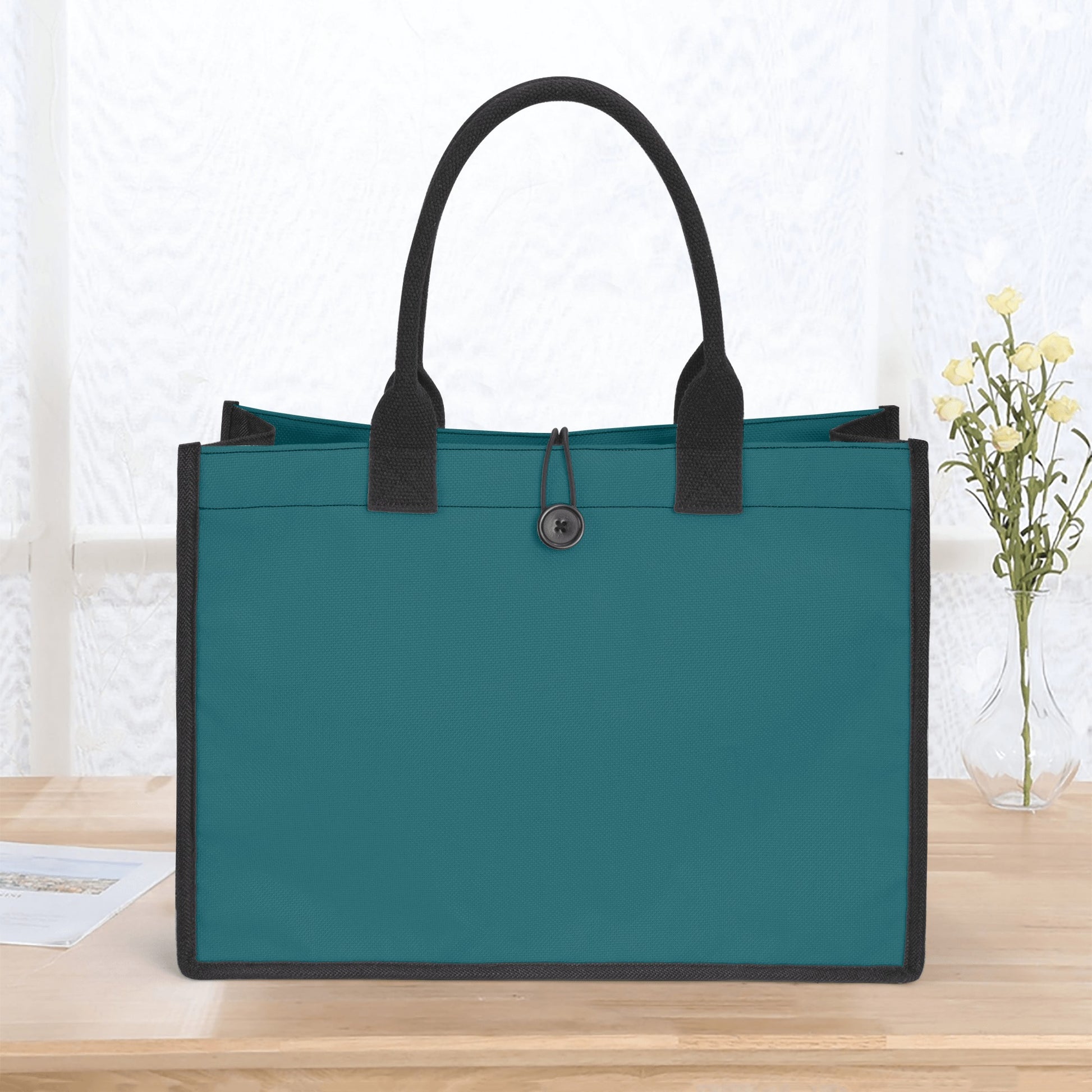 Sherpa Blue Canvas Shopper Tasche Einkaufstasche JLR Design