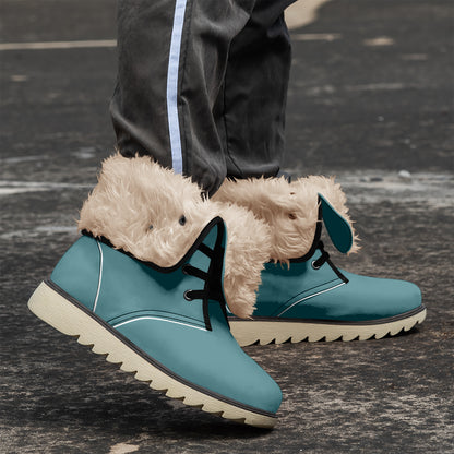Sherpa Blue Chic Boots mit Plüschfutter Stiefel JLR Design