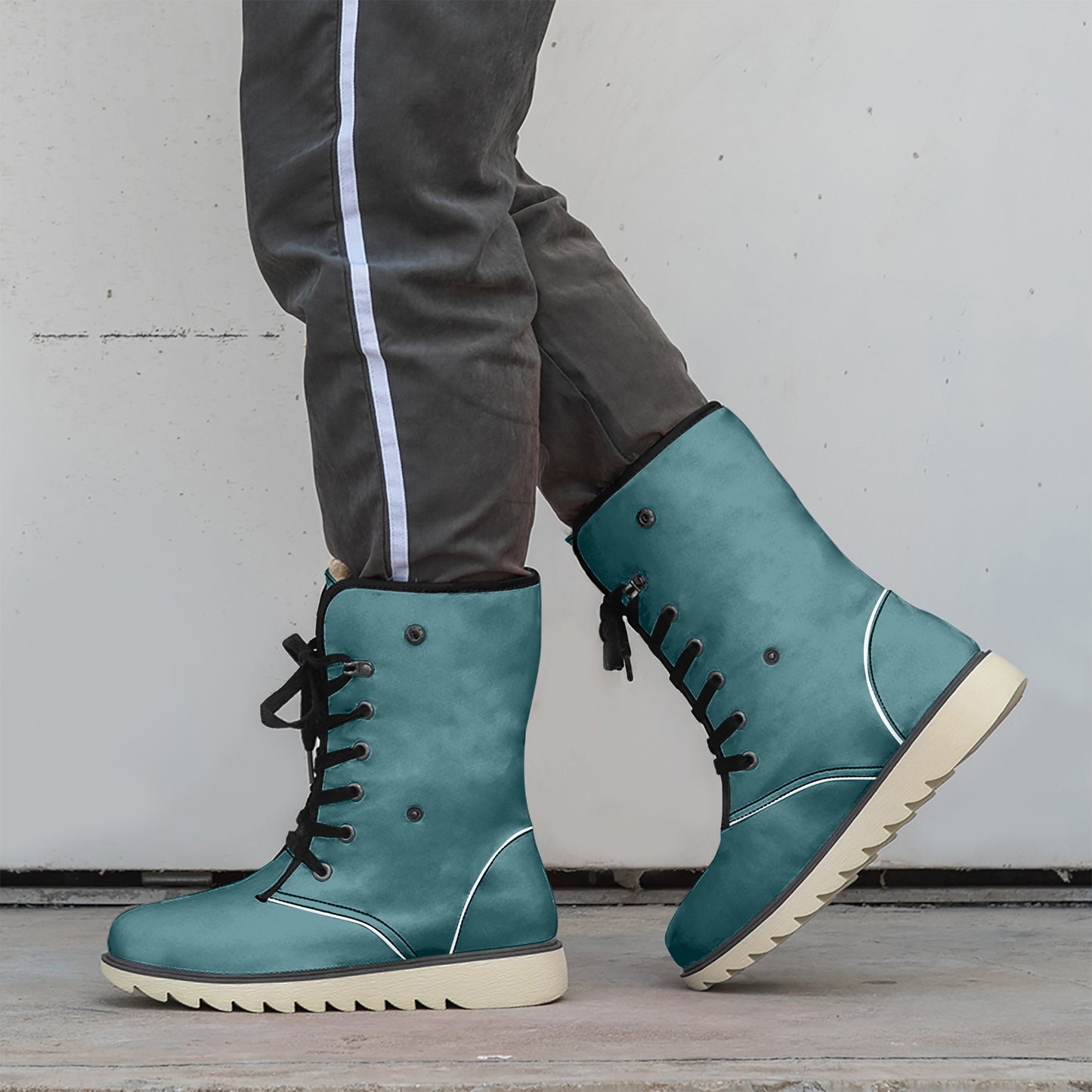 Sherpa Blue Chic Boots mit Plüschfutter Stiefel JLR Design