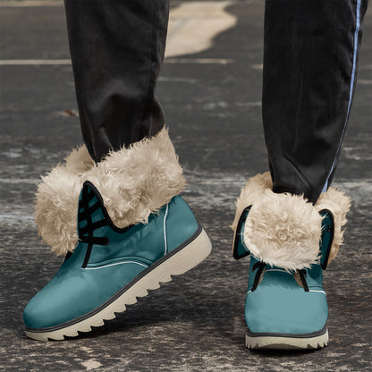 Sherpa Blue Chic Boots mit Plüschfutter Stiefel JLR Design