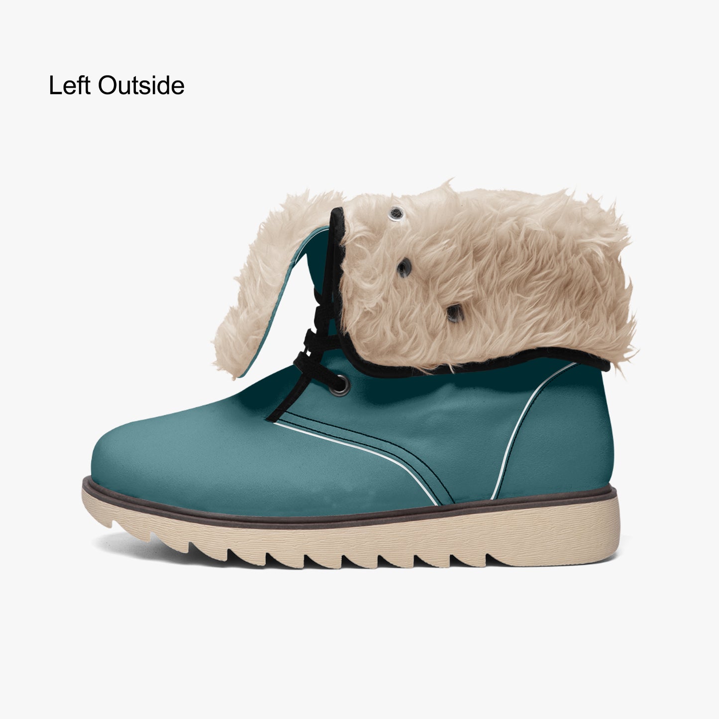 Sherpa Blue Chic Boots mit Plüschfutter Stiefel JLR Design