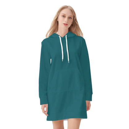 sherpa-blue-velvet-hoodie-dress-hoodiekleid-jlr-design-23234 - JLR Design