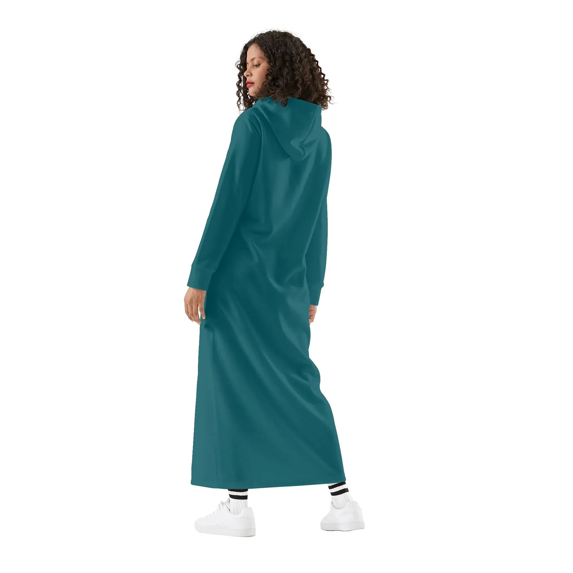 sherpa-blue-bequemes-leichtes-hoodie-kleid-hoodiekleid-jlr-design-30772 - JLR Design