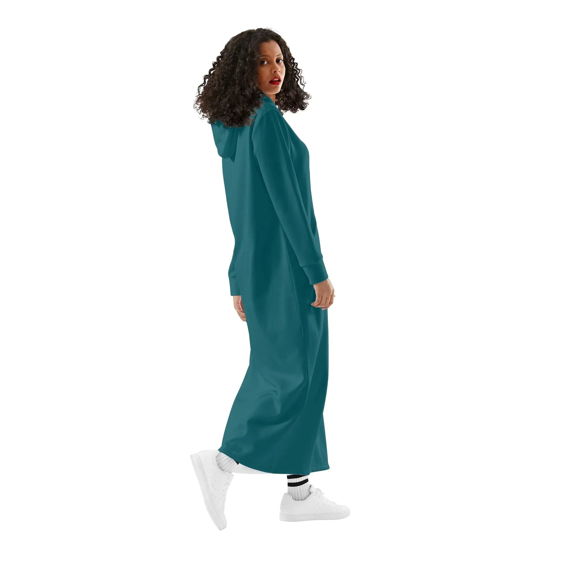 sherpa-blue-bequemes-leichtes-hoodie-kleid-hoodiekleid-jlr-design-13631 - JLR Design