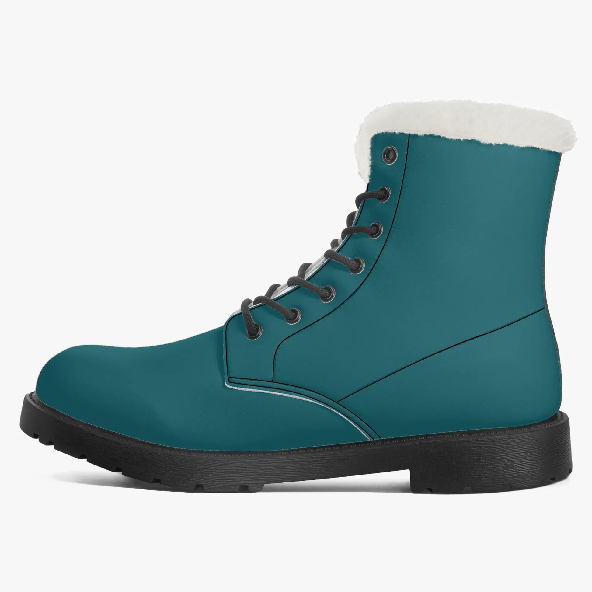 sherpa-blue-faux-fur-leder-boots-boots-jlr-design-4 - JLR Design