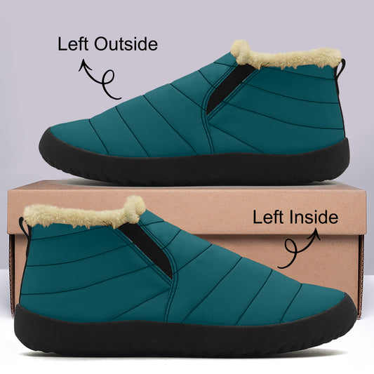 Sherpa Blue Faux Fur Slipper Slipper JLR Design