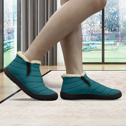 Sherpa Blue Faux Fur Slipper Slipper JLR Design