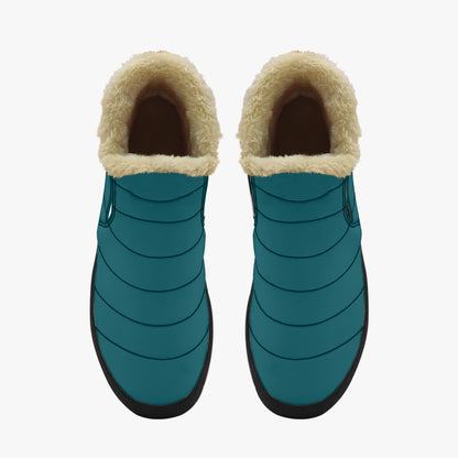 Sherpa Blue Faux Fur Slipper Slipper JLR Design