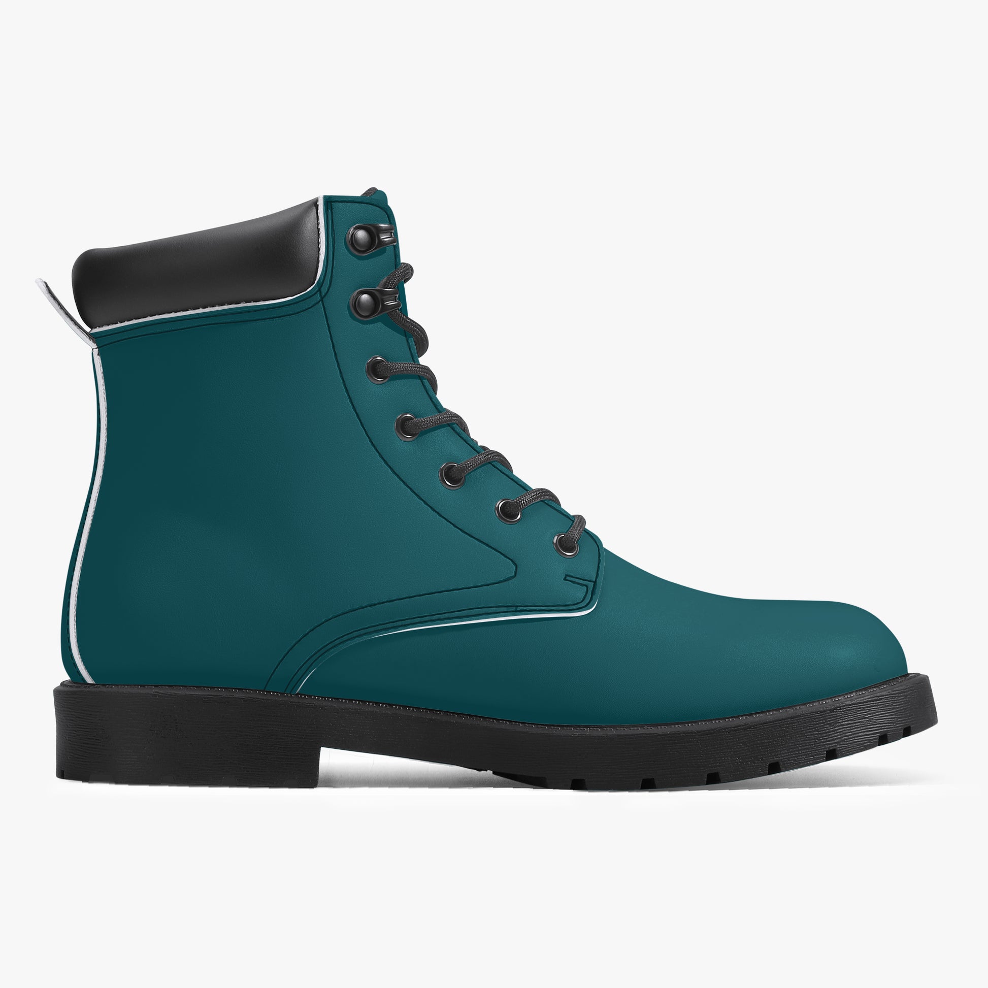 Sherpa Blue Leder Boots | Stylische und Warme Winterstiefel Boots JLR Design