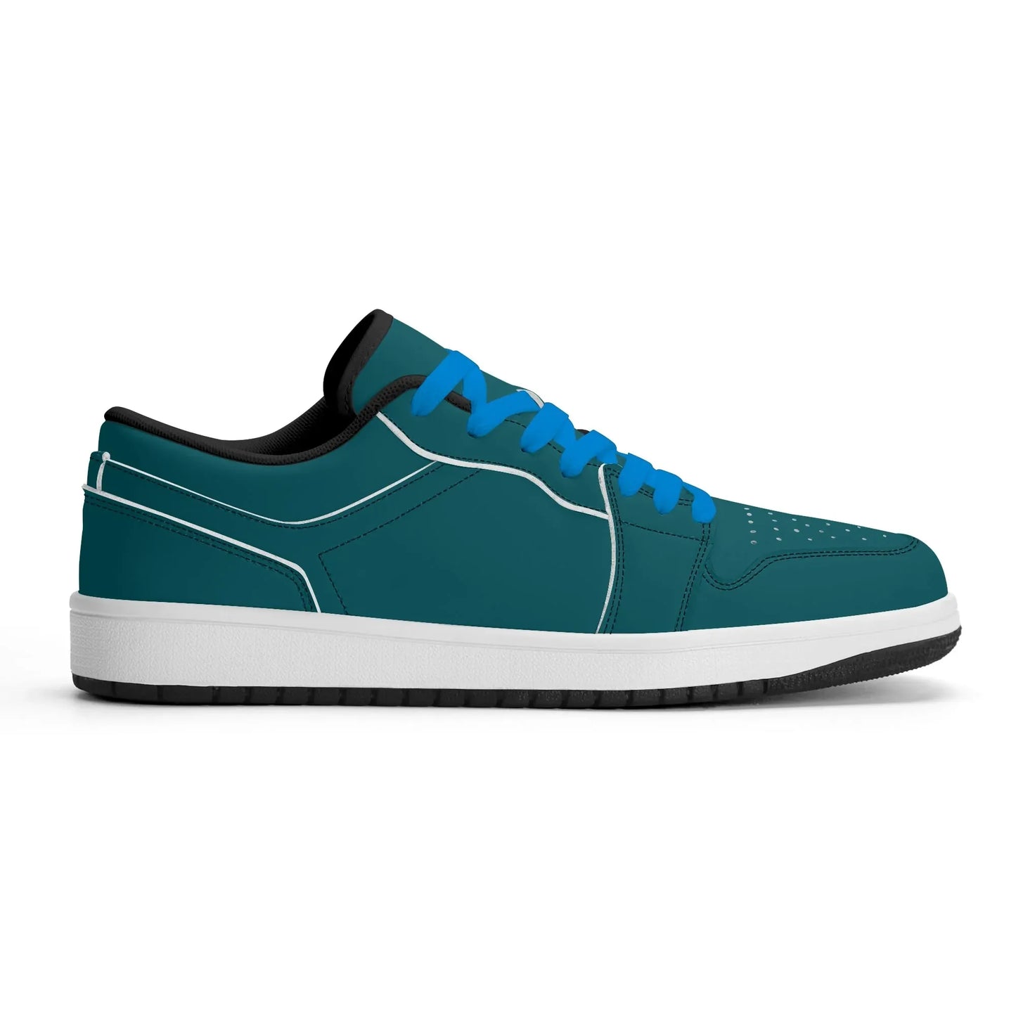 sherpa-blue-low-top-leder-sneaker-fur-herren-sneaker-jlr-design-25013 - JLR Design