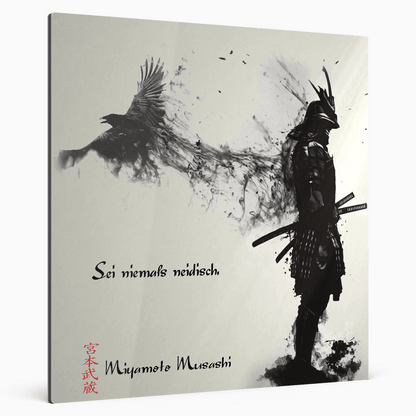 Siebte Regel - Miyamoto Musashi Poster 49.99 Acryl, Alu, Canvas, Holz, Leinwand, Miyamoto, Musashi, Regel, Rule, Selbstdisziplin, Seventh, Siebte, Verbund JLR Design