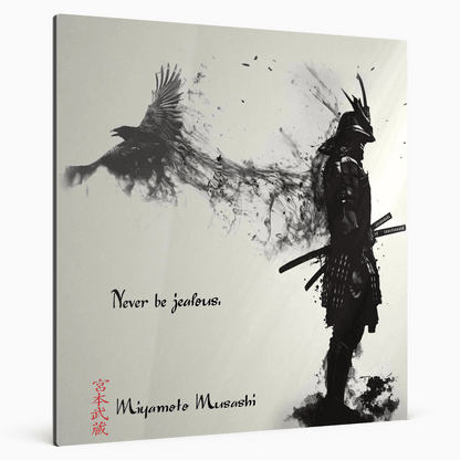 Siebte Regel - Miyamoto Musashi Poster 54.99 Acryl, Alu, Canvas, Holz, Leinwand, Miyamoto, Musashi, Regel, Rule, Selbstdisziplin, Seventh, Siebte, Verbund JLR Design