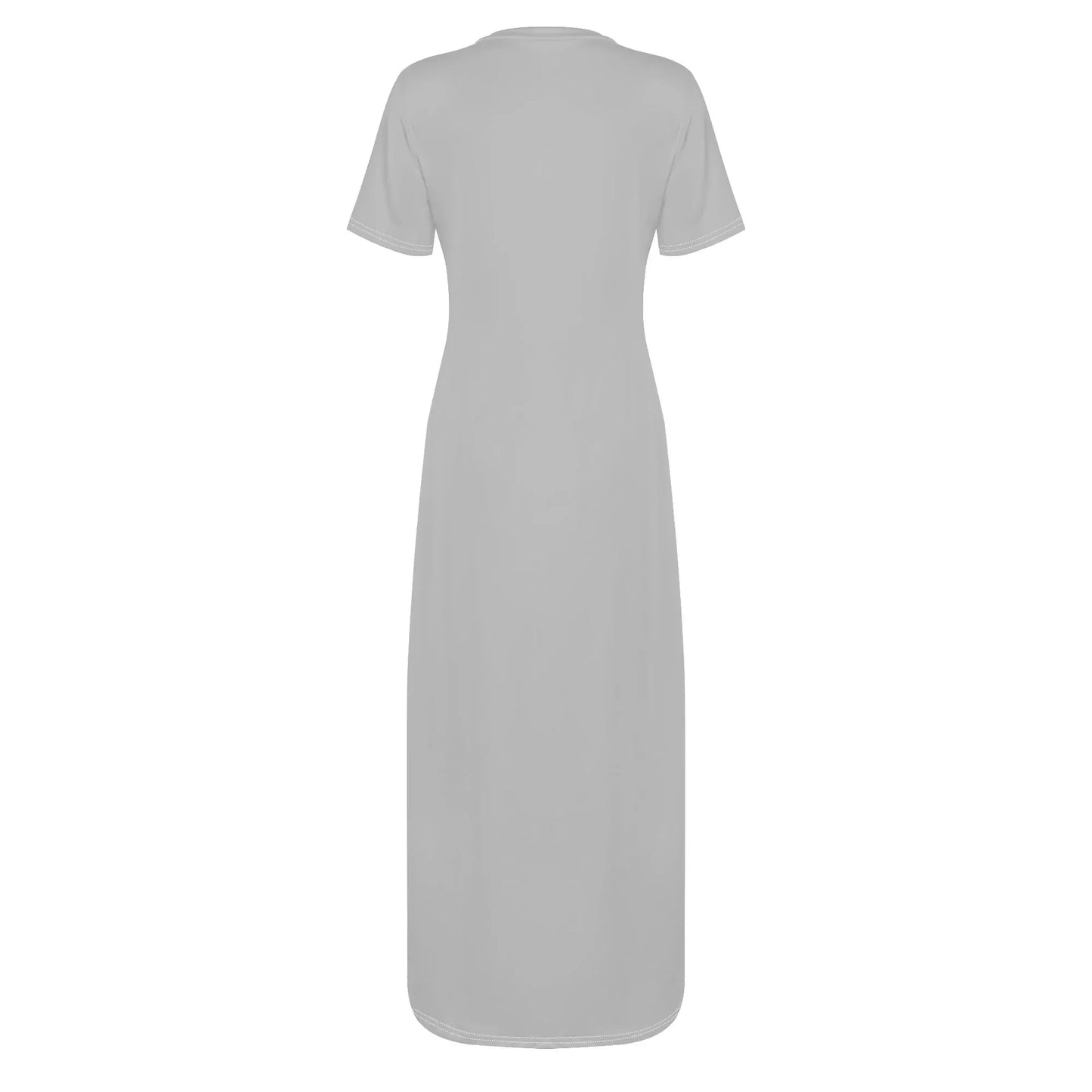 silber-short-sleeve-long-dress-long-dress-jlr-design-22362 - JLR Design