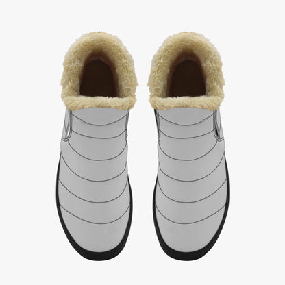 Silberne Faux Fur Slipper Slipper JLR Design