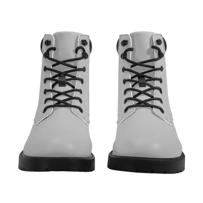 Silberne Ganzjahres Stiefel für Herren Lederstiefel 74.99 Ganzjahres, Herren, Lederstiefel, Silber JLR Design