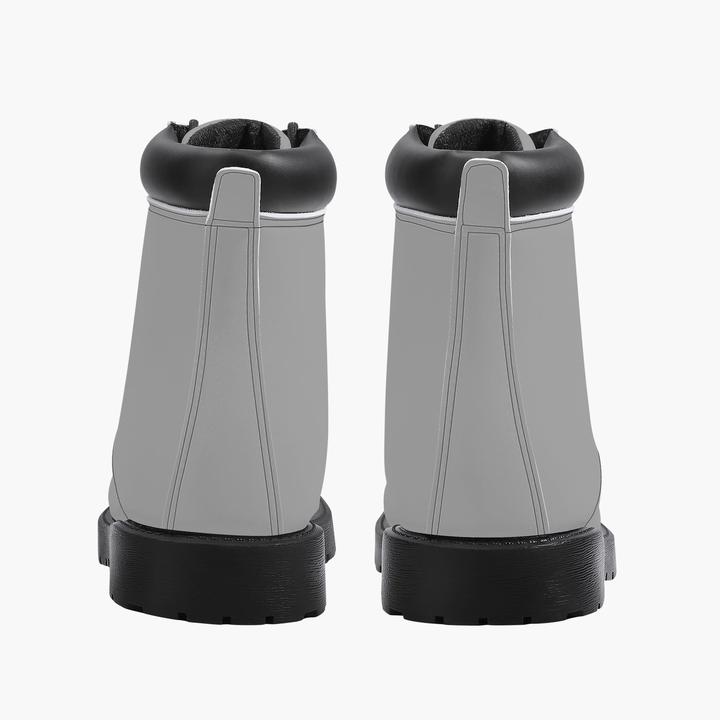 Silberne Leder Boots | Stylische und Warme Winterstiefel Boots JLR Design