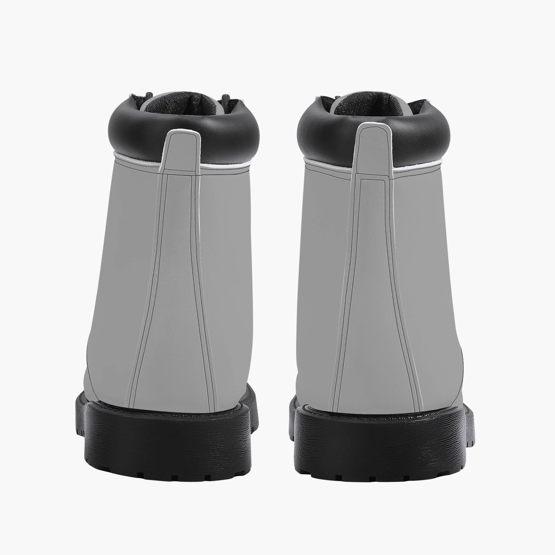 Silberne Leder Boots | Stylische und Warme Winterstiefel Boots JLR Design