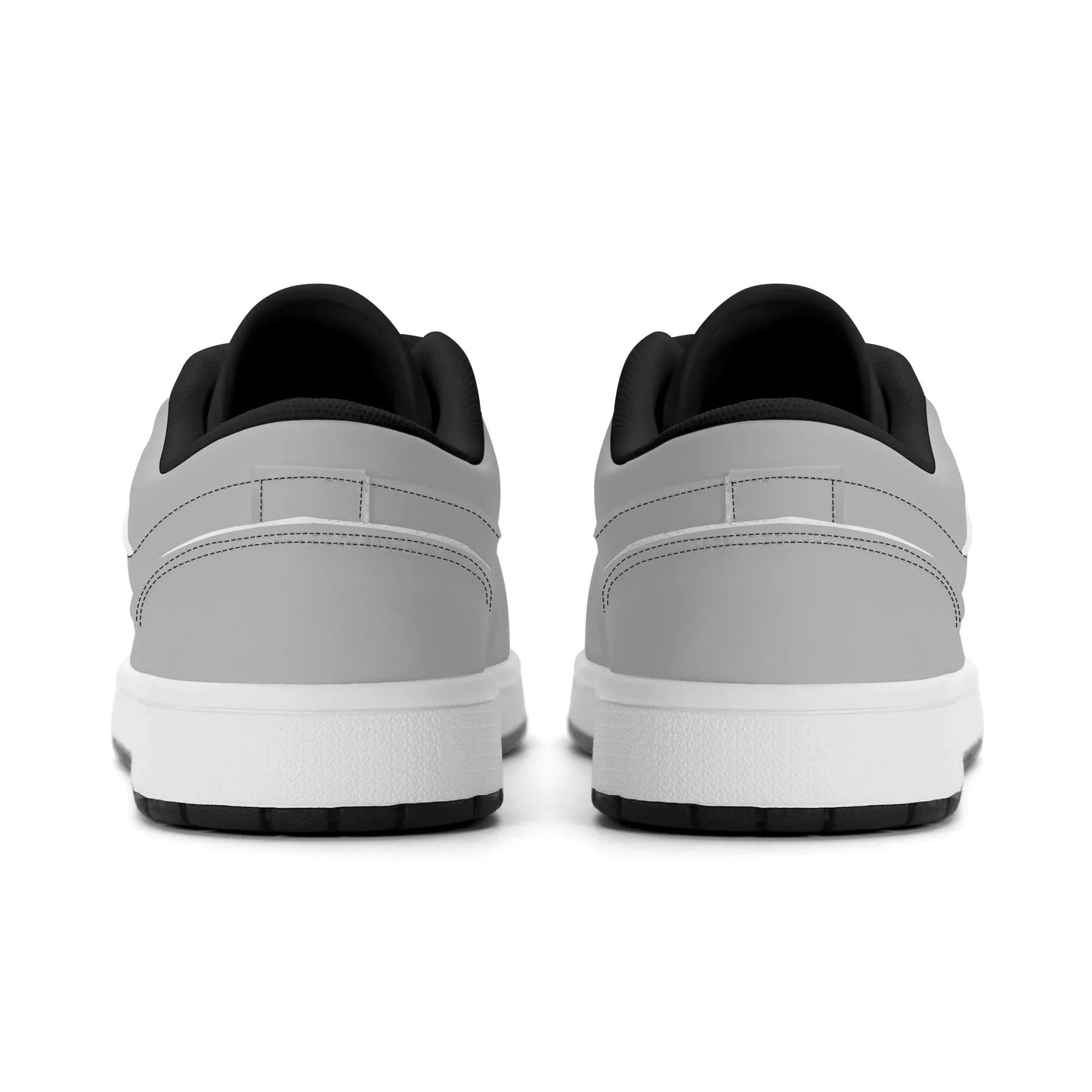 silberne-low-top-leder-sneaker-fur-damen-sneaker-jlr-design-63363 - JLR Design