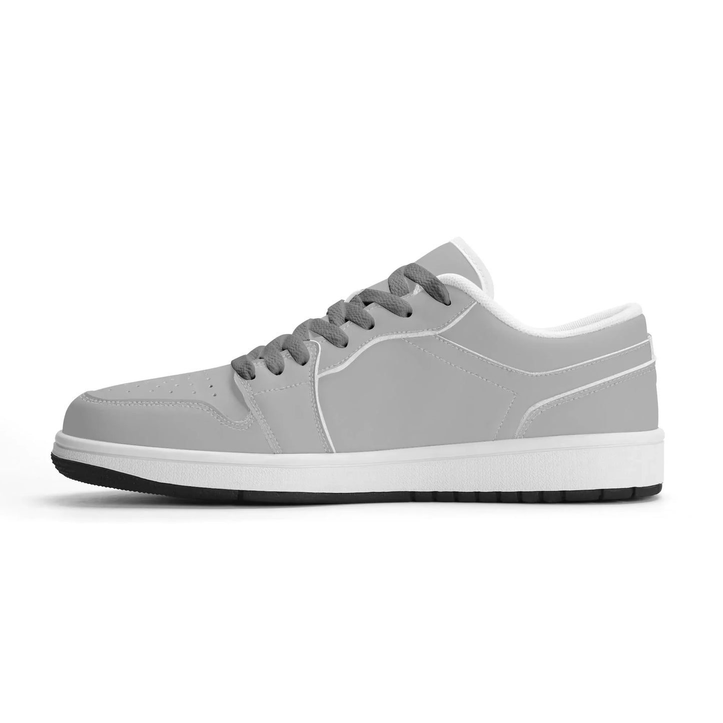 silberne-low-top-leder-sneaker-fur-damen-sneaker-jlr-design-15024 - JLR Design