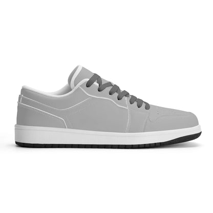 silberne-low-top-leder-sneaker-fur-damen-sneaker-jlr-design-59360 - JLR Design