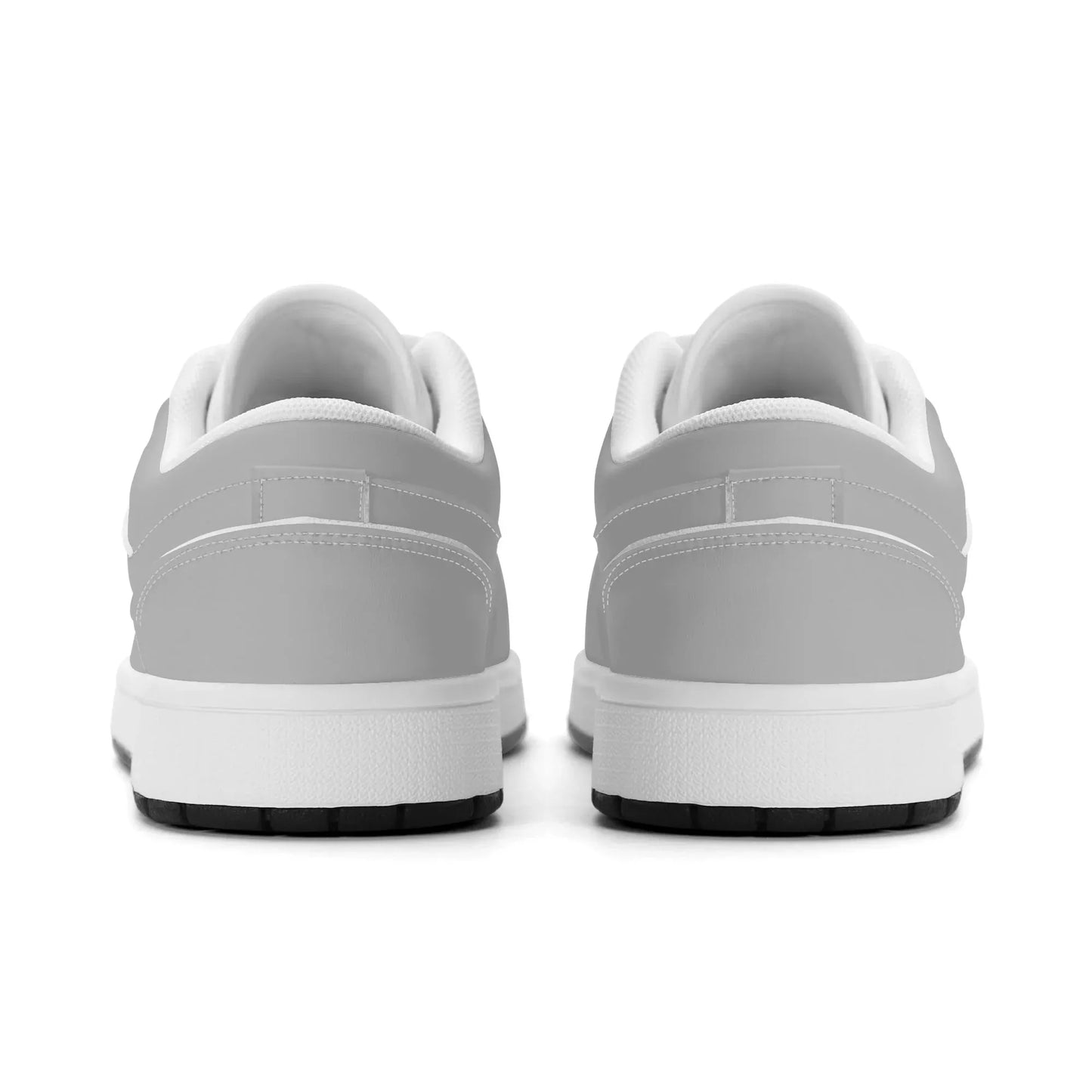 silberne-low-top-leder-sneaker-fur-damen-sneaker-jlr-design-20603 - JLR Design
