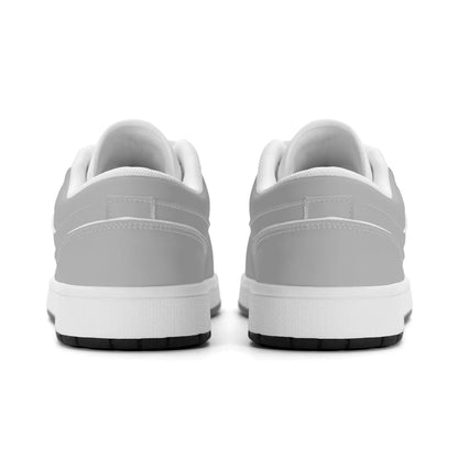 silberne-low-top-leder-sneaker-fur-damen-sneaker-jlr-design-20603 - JLR Design