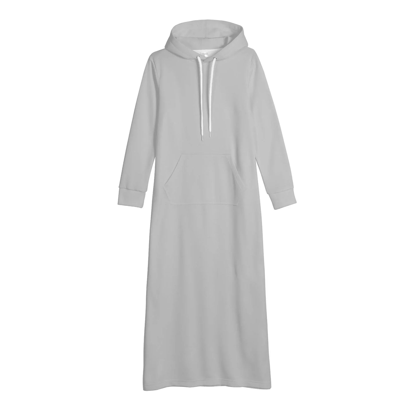 silbernes-bequemes-leichtes-hoodie-kleid-hoodiekleid-jlr-design-26947 - JLR Design